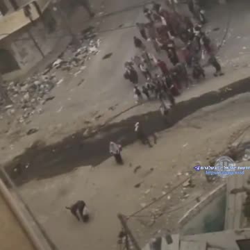 Hamas opened fire on Palestinians trying to move to a safe zone