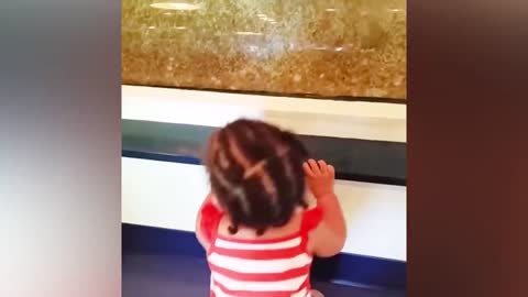 Kids and fish.