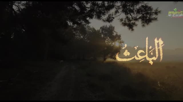 আসমাউল হুসনা আল্লাহ্র ৯৯টি নাম 99 names of Allah ❤ Ilyas Mao ▶ mahfuz art of nature