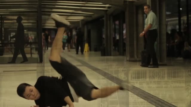 Street dancing in São Paulo Brasil