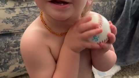 Baseball player in the making