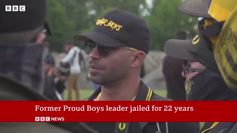 Ex-Proud Boys leader Enrique Tarrio jailed for 22 years for Capitol riot