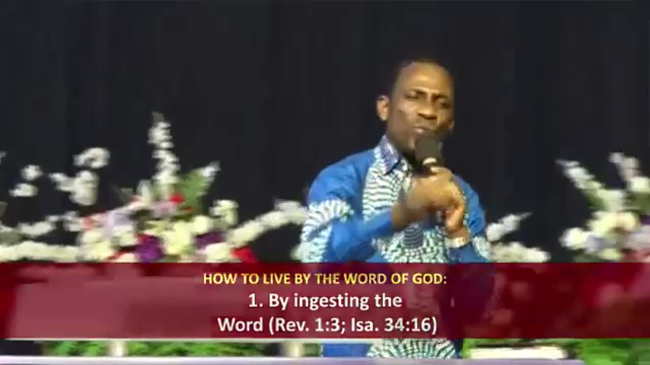 Living By The Word - The Supernatural WORD - Dr Pastor Paul Enenche