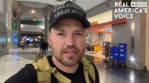 Ben Bergquam at the San Diego airport: almost every flight has illegals.