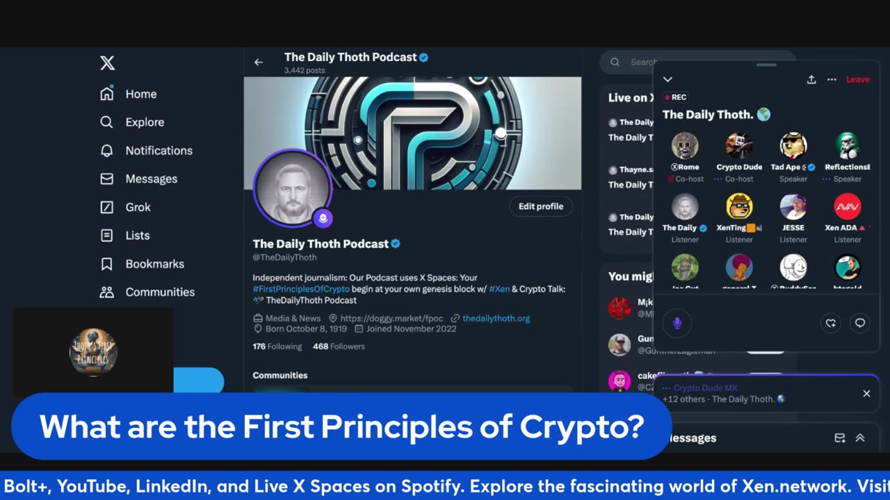Xen #Crypto Talk: The Daily Thoth Podcast
