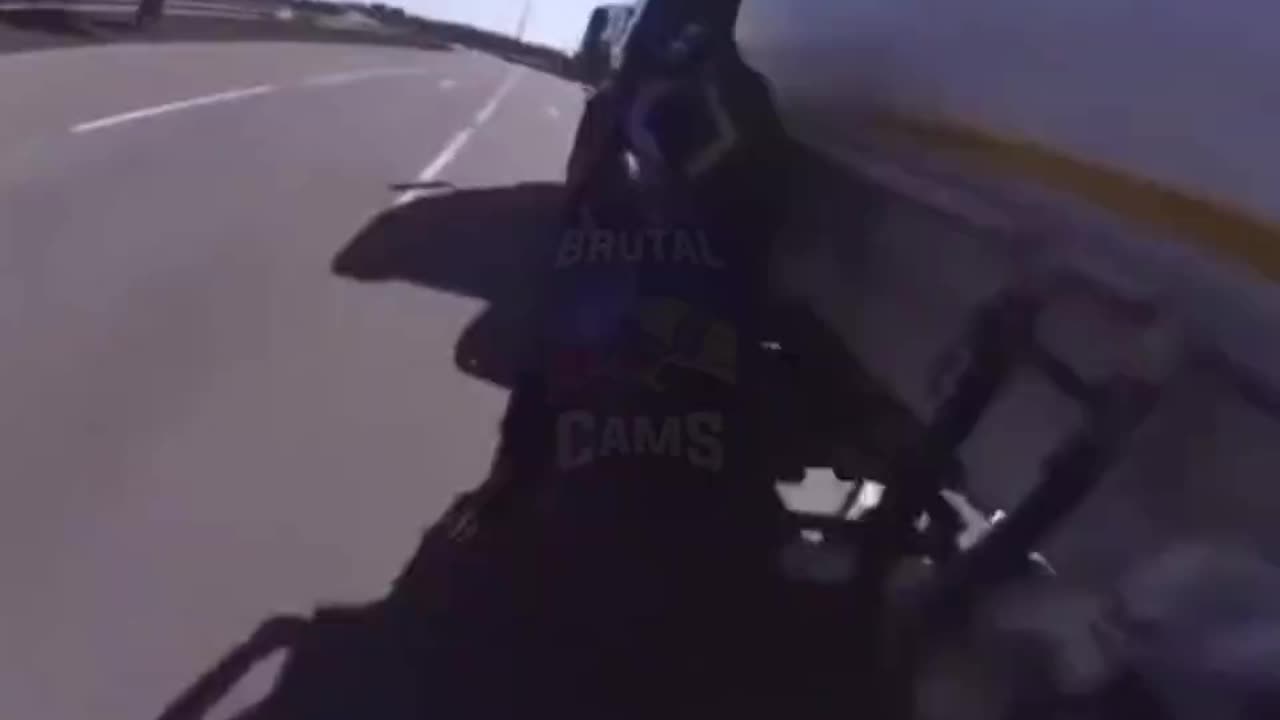 Bikers Ride On Highway