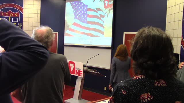 Pledge of Allegiance RPA Chair Jonelle Fulmer, Star Spangled Banner Hensley Bennett, St Francis County