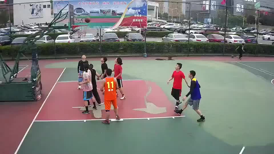 Rebound to Post Fadeway Jumper Team Ball Street basketball