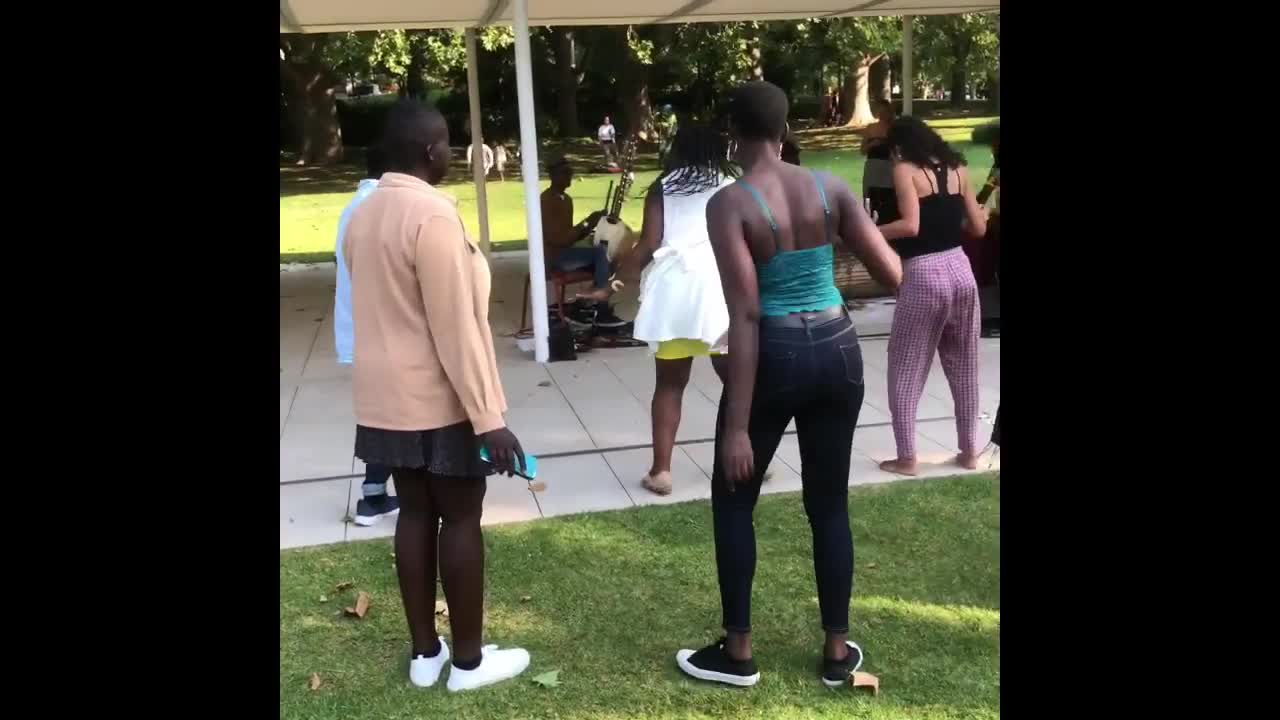 Dance while you listen to street performers