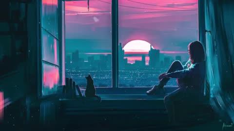 Late Night Melancholy - (EA7) 1 Hour Meditation - Study Sleep Relax (Slowed Down + Reverb)