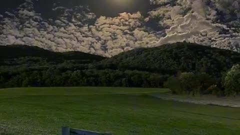 Full moon view