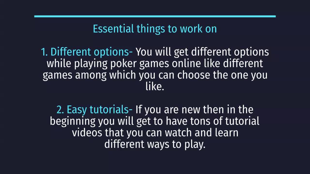 How to Play Poker Games Any time