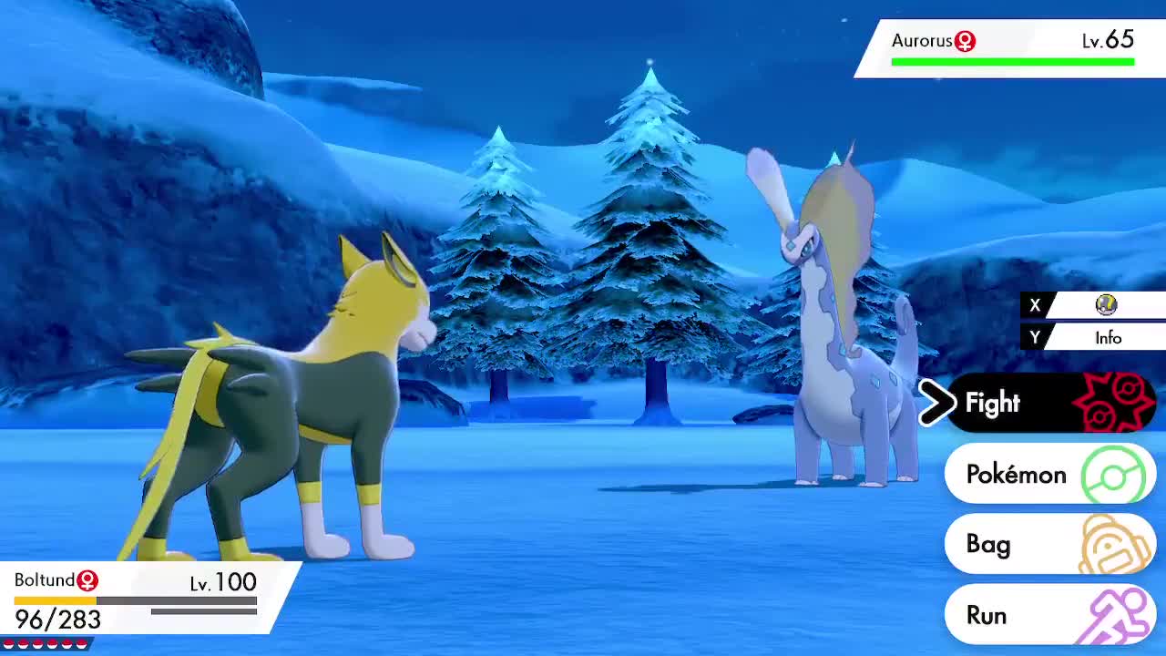 Pokémon Sword & Shield - Where To Find Aurorus? (Crown Tundra: Snowslide Slope)