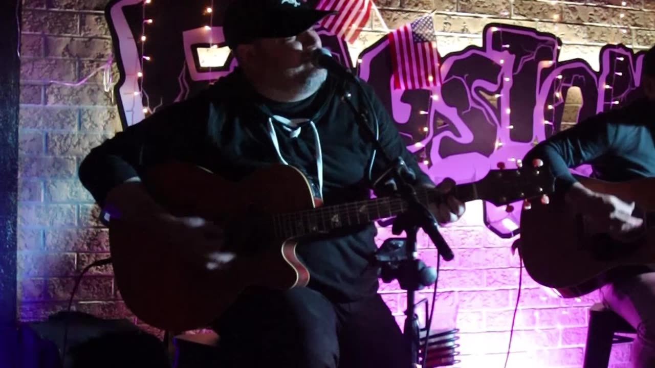 Jason McNabb Duo sings Kenny Chesney's song Beer in Mexico at The Flagstone Bar