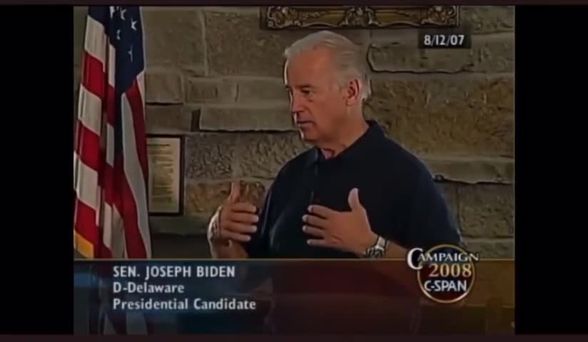 Lyin' Biden Knew in 2007, If You Leave Behind Weapons, They Will Be Used Against Us