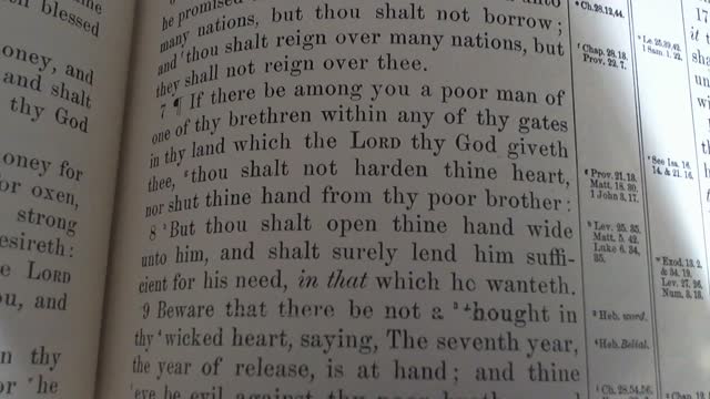 If there be among you a poor man...
