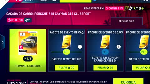 Asphalt 9 Legends: Caçada de Carro Porsche 718 Cayman