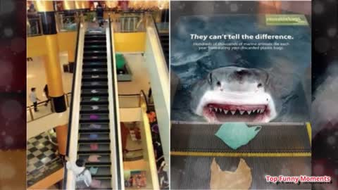 Funny and Creative Escalator Advertisements