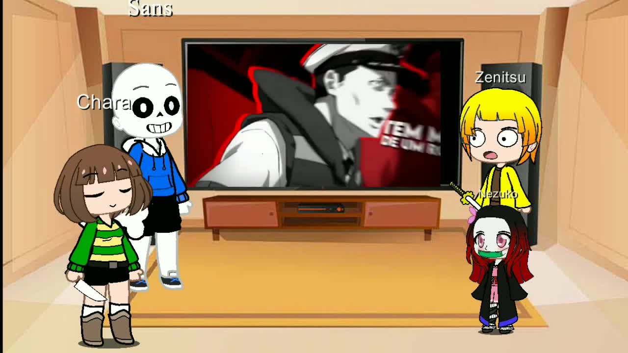 Undertale e Kimetsu no yaiba React ao Rap do GODZILLA