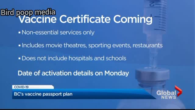 Bc Canada-Vaccine passports coming Monday 08/23/2021