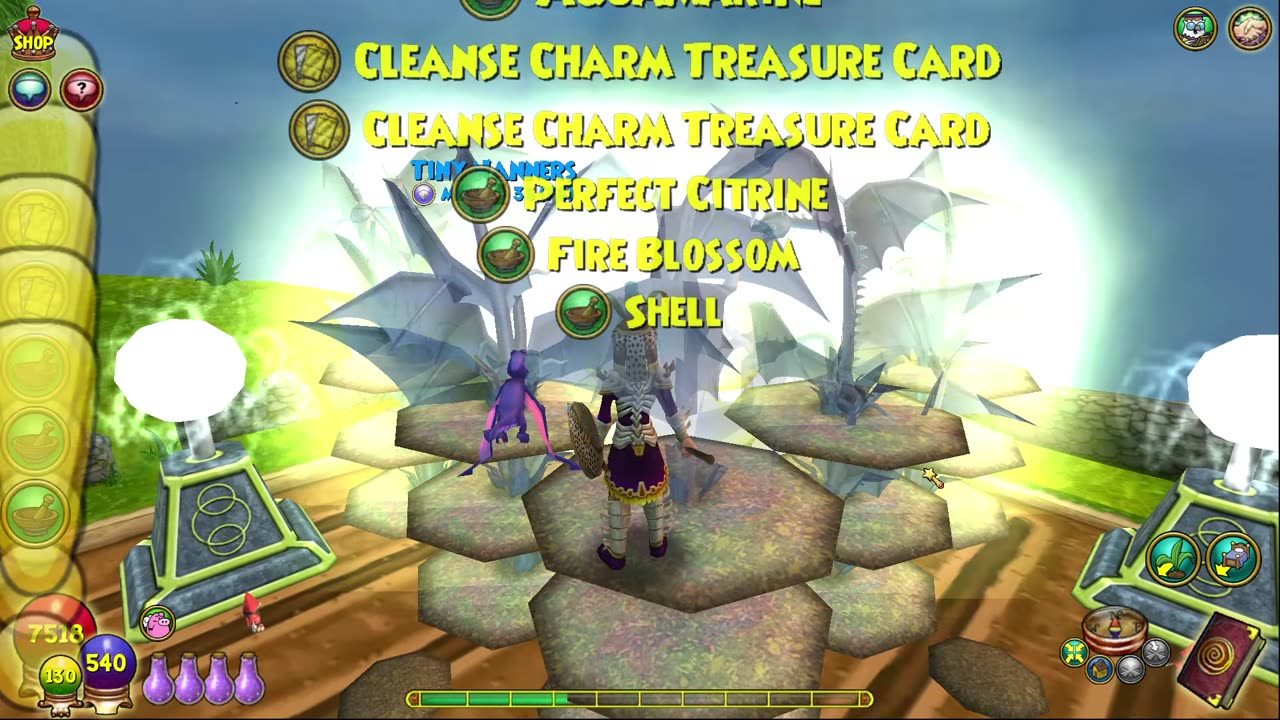 Wizard101: Harvesting 27 Elder Maelstrom Snap Dragons with 2x Gardening