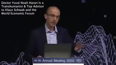 Dr, Yuval noah harari and Klauss Schwab