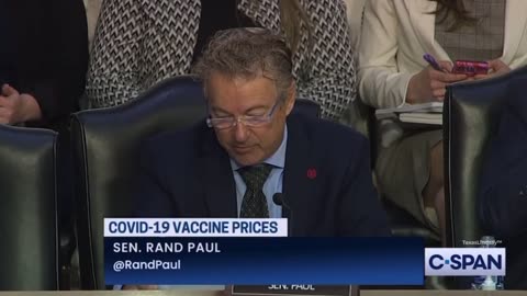 BREAKING: Senator Rand Paul grills Moderna CEO on the increased risk of