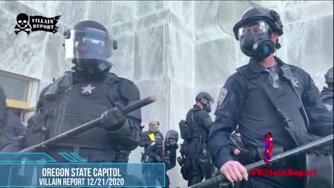 Patriot Groups Get Pushed Out Of Oregon Capitol Building By Oregon State Patrol