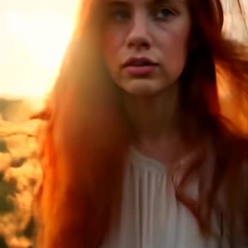 A mystical, dreamlike American girl with flowing red hair https://t.ly/bqCiU
