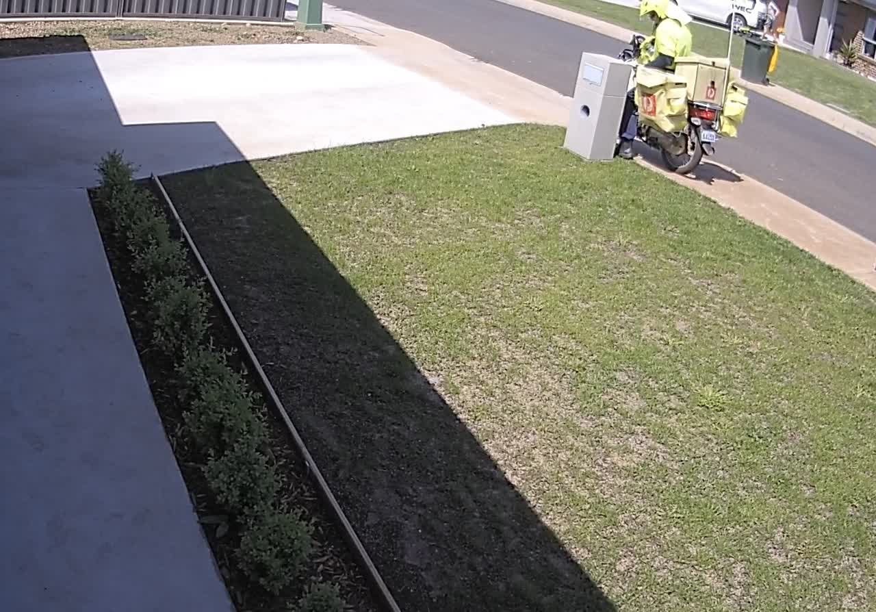 Postman Takes Out Mailbox