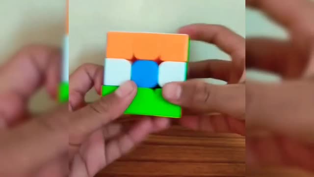 How to make indian flag on a 3x3 rubik's cube