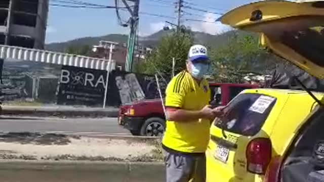 Paro de taxis - Vía al Aeropuerto