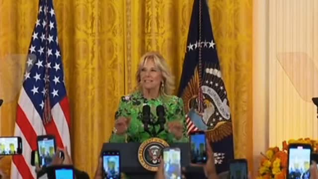 president Biden VP Kamal Harris and first lady Dr. jill Biden hold White House Diwali reception