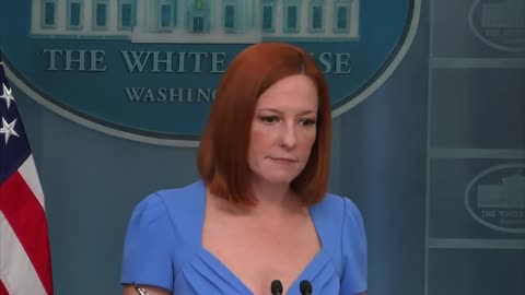 White House briefing with Press Sec Jen Psaki