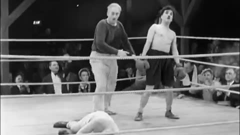 Charlie chaplin funny boxing clips