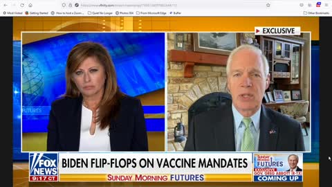 Maria Bartiromo asks Senator Ron Johnson "Is the FDA in bed with Big Pharma?