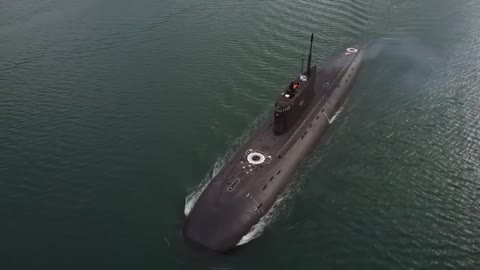 The Black Sea Fleet's Kolpino Project 636.3 diesel-electric submarine