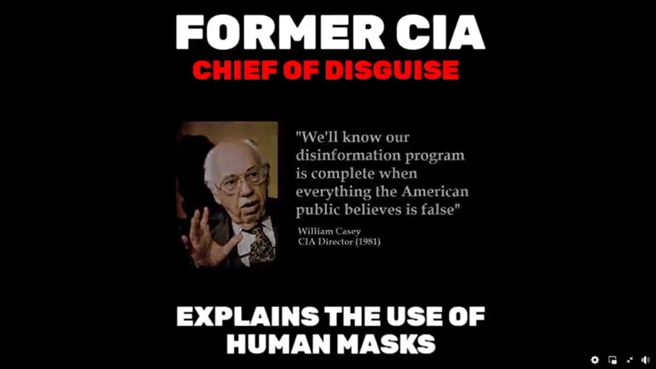 Former CIA Chief of Disguise Explains the Use of Human Masks