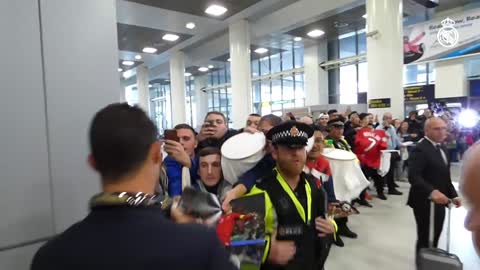 Manchester crazy fans of Cristiano Ronaldo