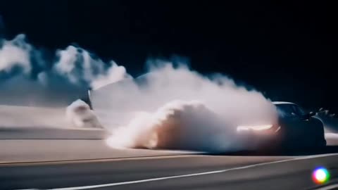 BMW creating smoke