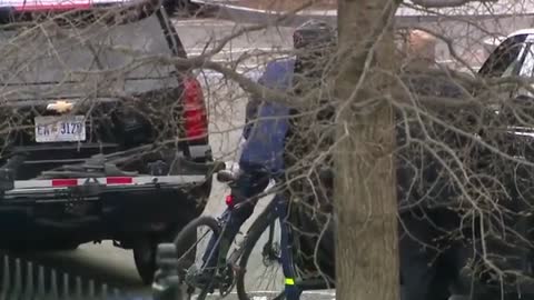 Pete Buttigieg staged a photo-op riding a bike to work, he was actually driven for his 'green' trek