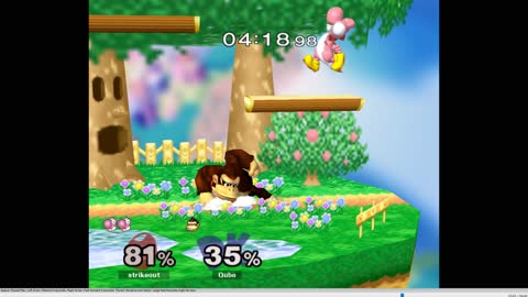 strikeout (Yoshi) vs. Qube (DK) - SSBM - Slippi - 2022.04.30