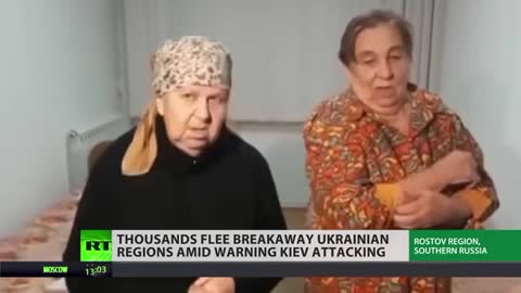 'Russians Don't Abandon Their Own' | Thousands Flee Breakaway Ukrainian Regions