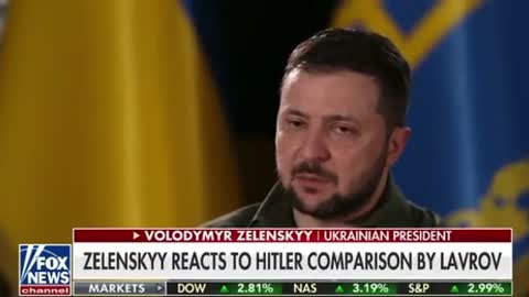 Zelensky speaks out on hitler comparison