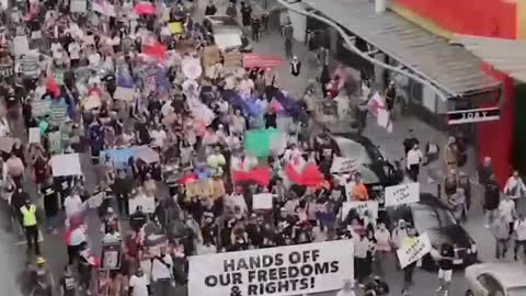 🇳🇿 Huge Freedom Protests in New Zealand today