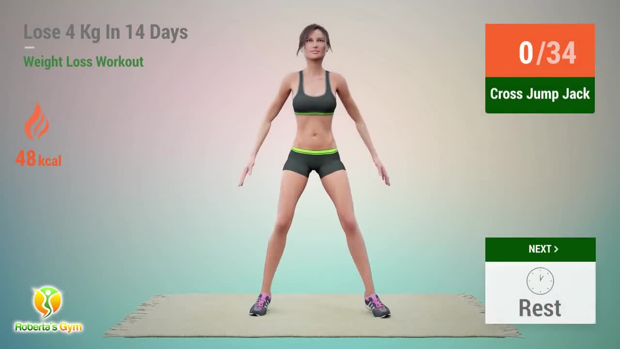 LOSE 4 KG IN 14 DAYS - HOME WEIGHT LOSS CHALLENGE