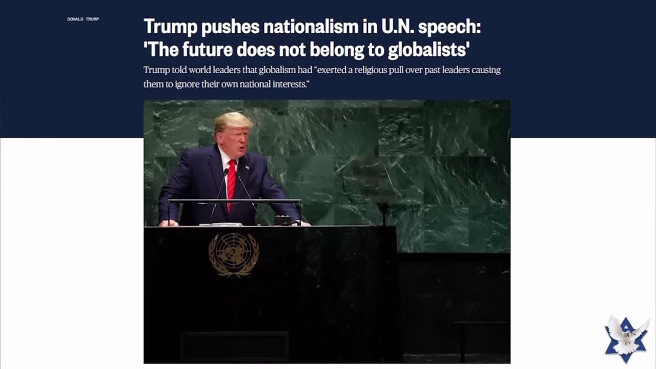 Trump is a Nationalist not a Globalist..What is going to happen?