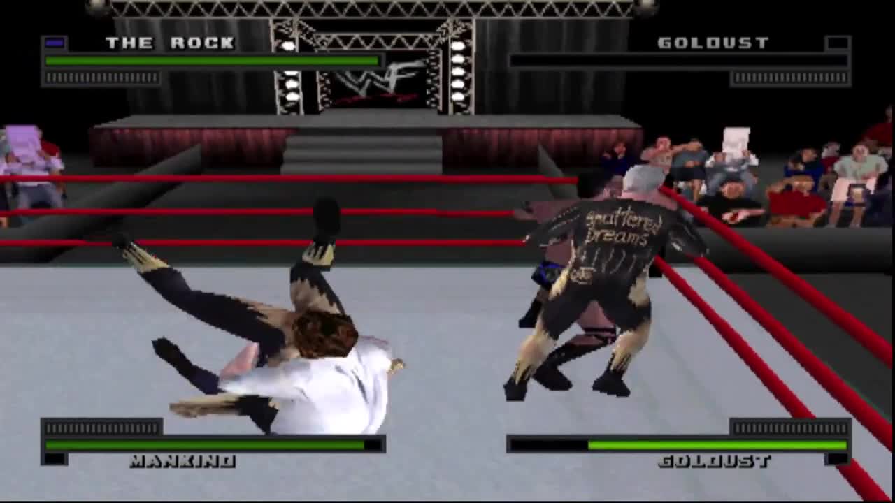 WWF Attitude PS1: Tornado match #12