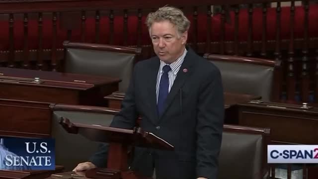 SEN. PAUL: “My oath of office is to the U.S. Constitution, not to any foreign nation."