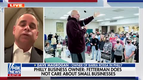 Dave, a Pennsylvania business owner, slams John Fetterman for releasing “people out of jail”